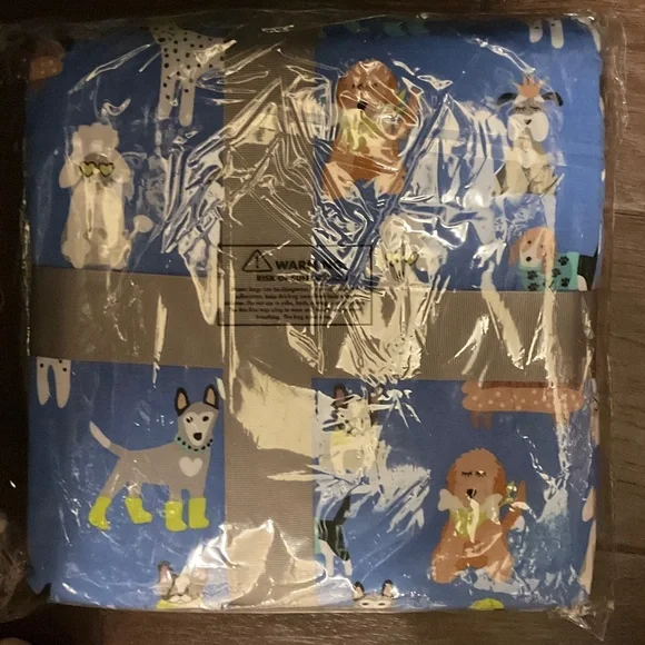 Little Sleepies Dapper Dogs Cloud Blanket, NIP - Picture 3 of 3